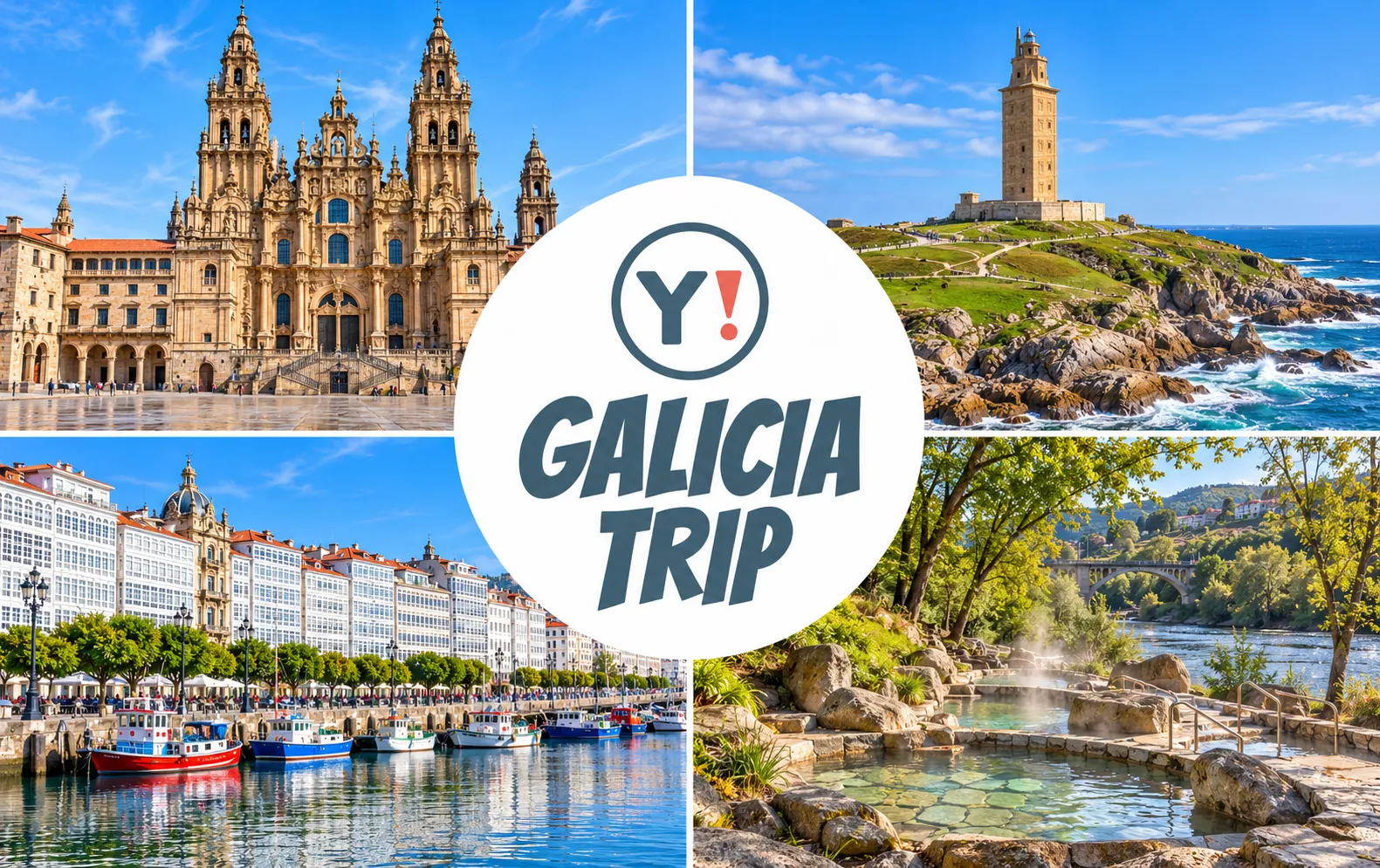 GALICIA TRIP: SPA TERMAL DE OURENSE, SANTIAGO COMPOSTELA E A CORUÑA